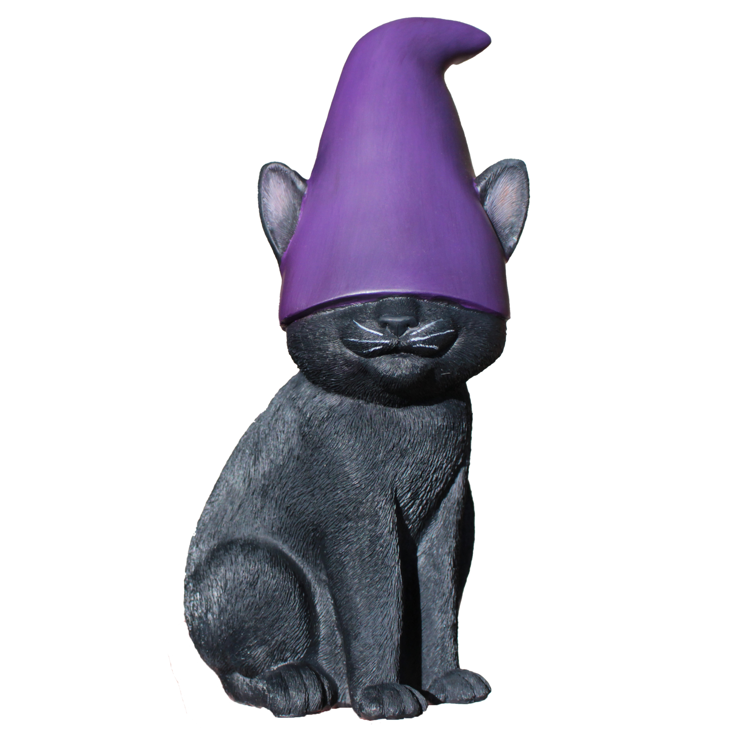black cat gnome